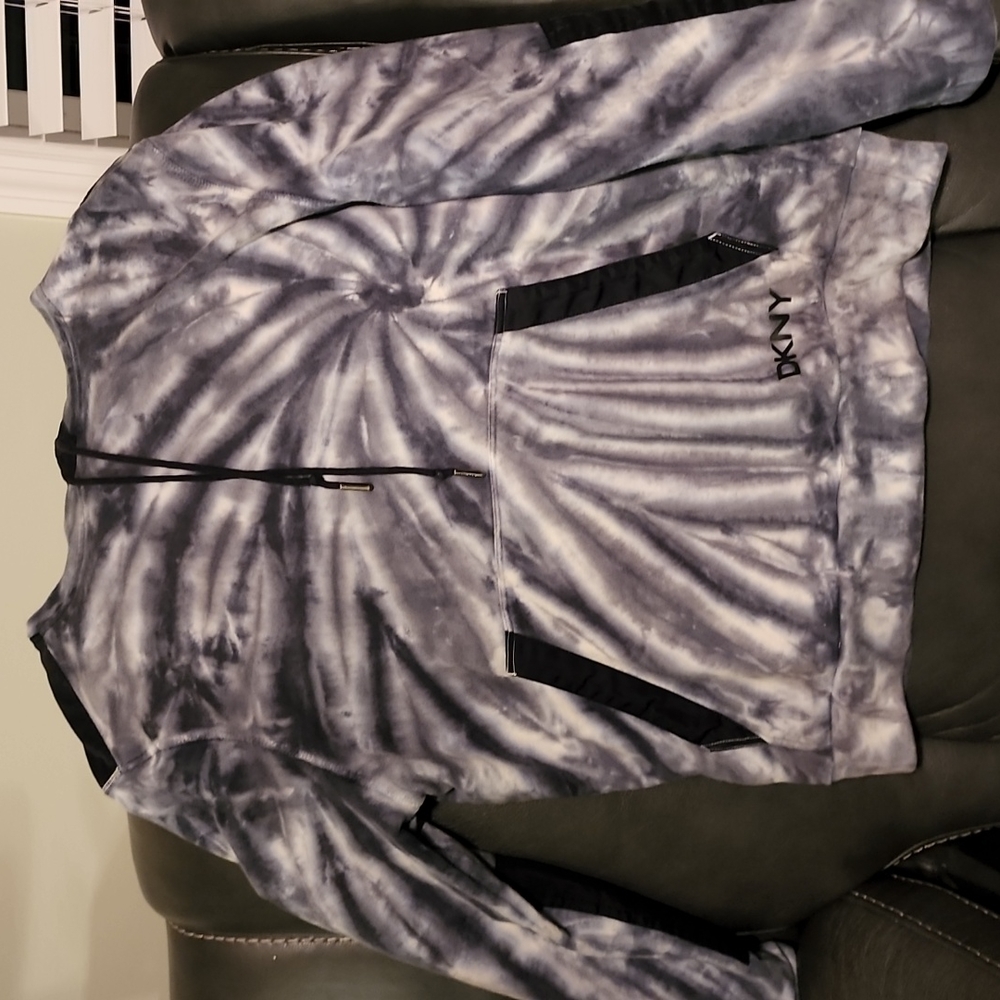 DKNY Tie Dye Mixed Hoodie Small